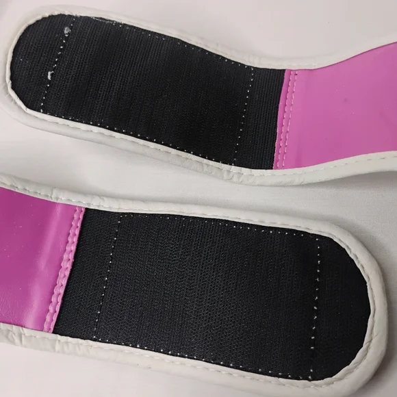 Women's Ta12 Everlast Pink Vegan Leather 12oz Boxing Gloves Training Gym Cardio - Picture 6 of 10